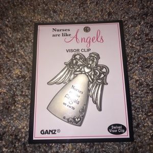 Nurses are like Angels visor clip